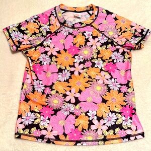 💖 Floral Rashguard Short Sleeved